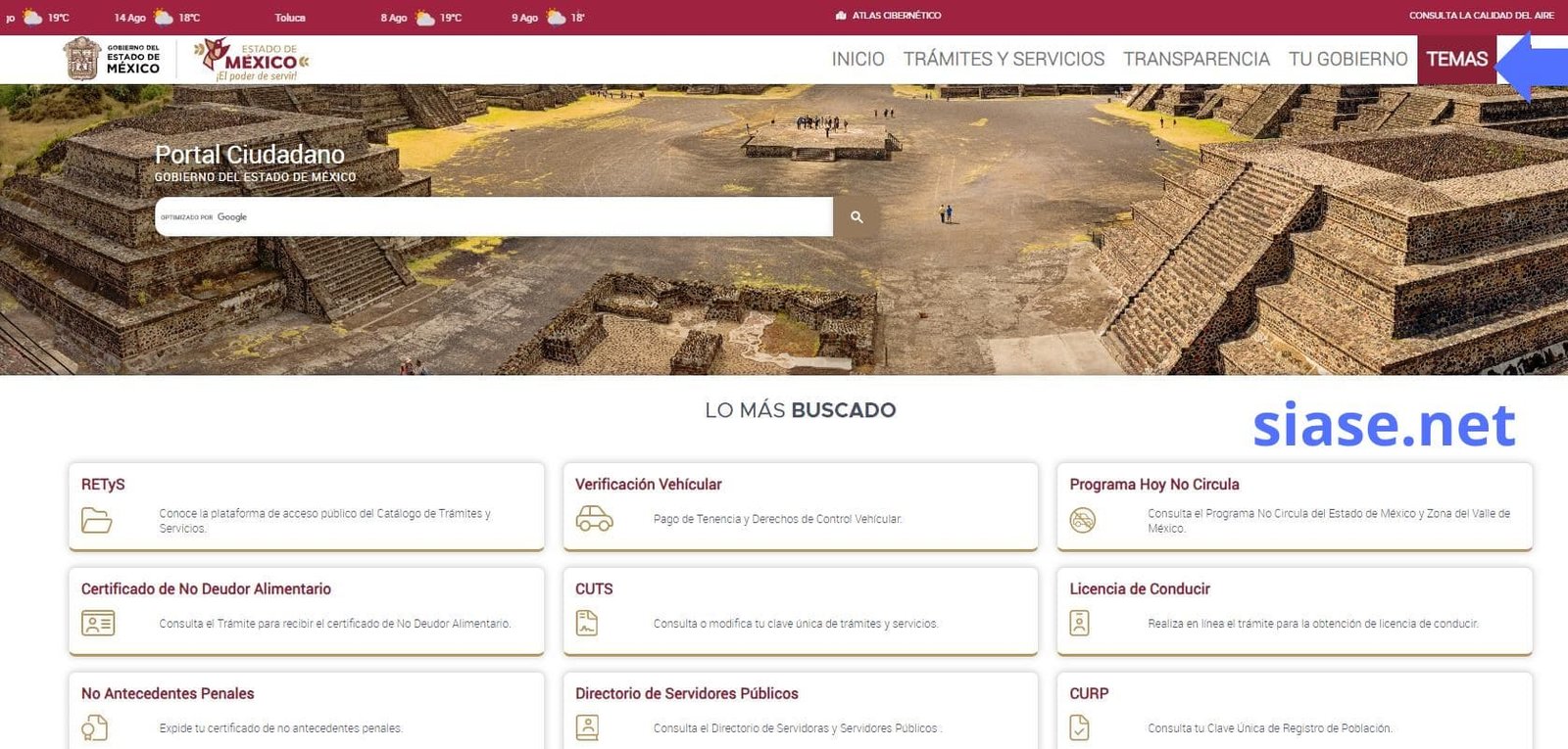 acceder siase en línea