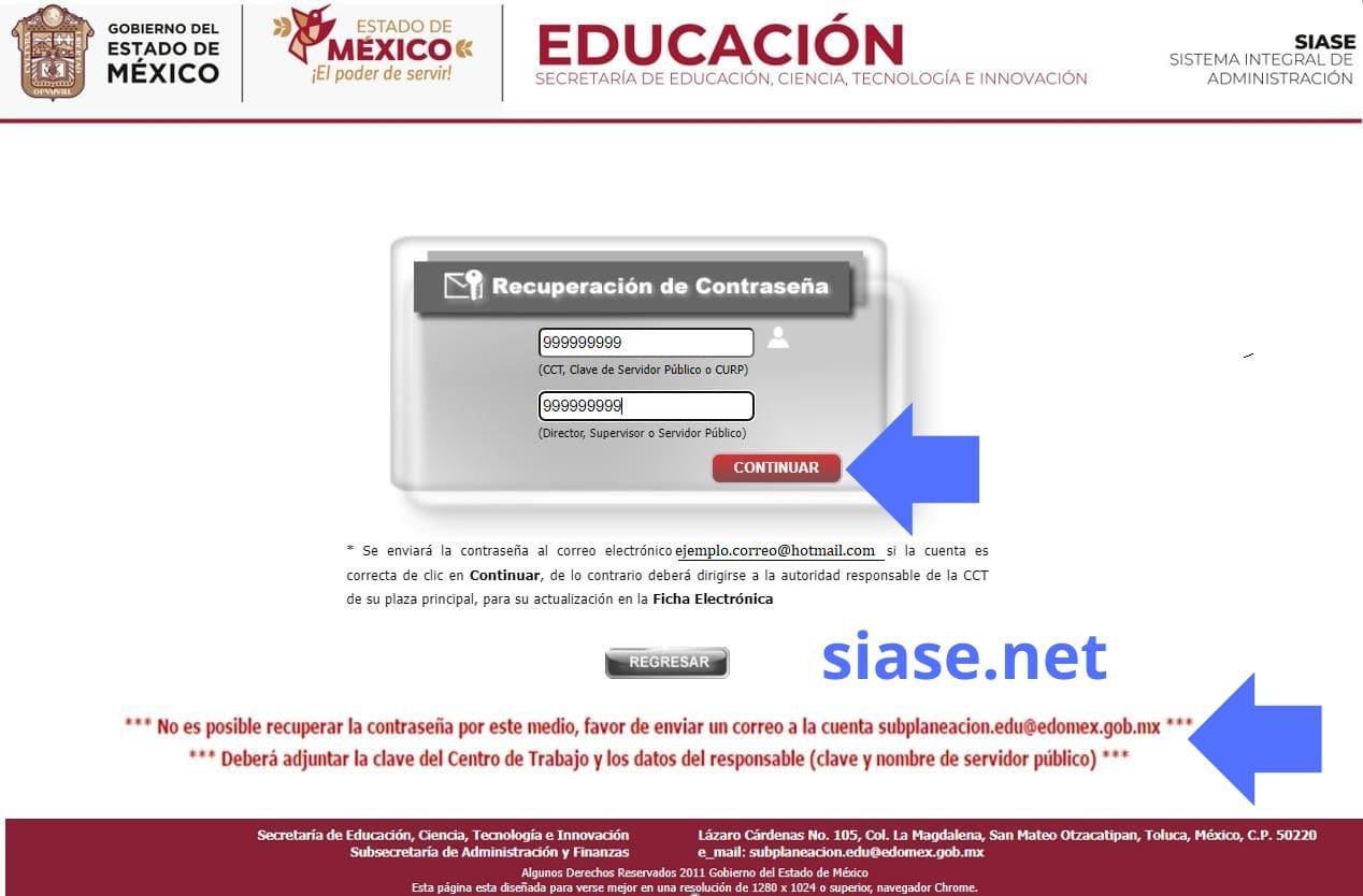 recuperar contraseña