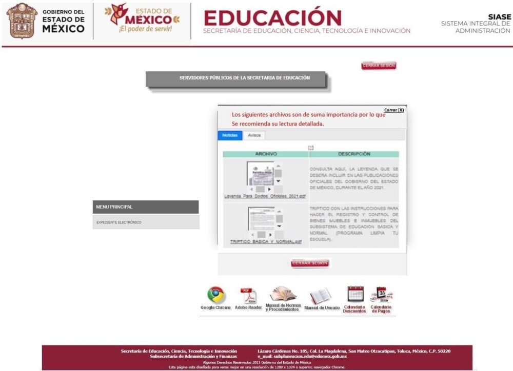 avisos y noticias siase en línea
